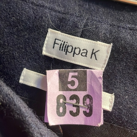 Filippa K wool navy wrap midi skirt. Extra small Swedish designer. - Picture 5 of 10